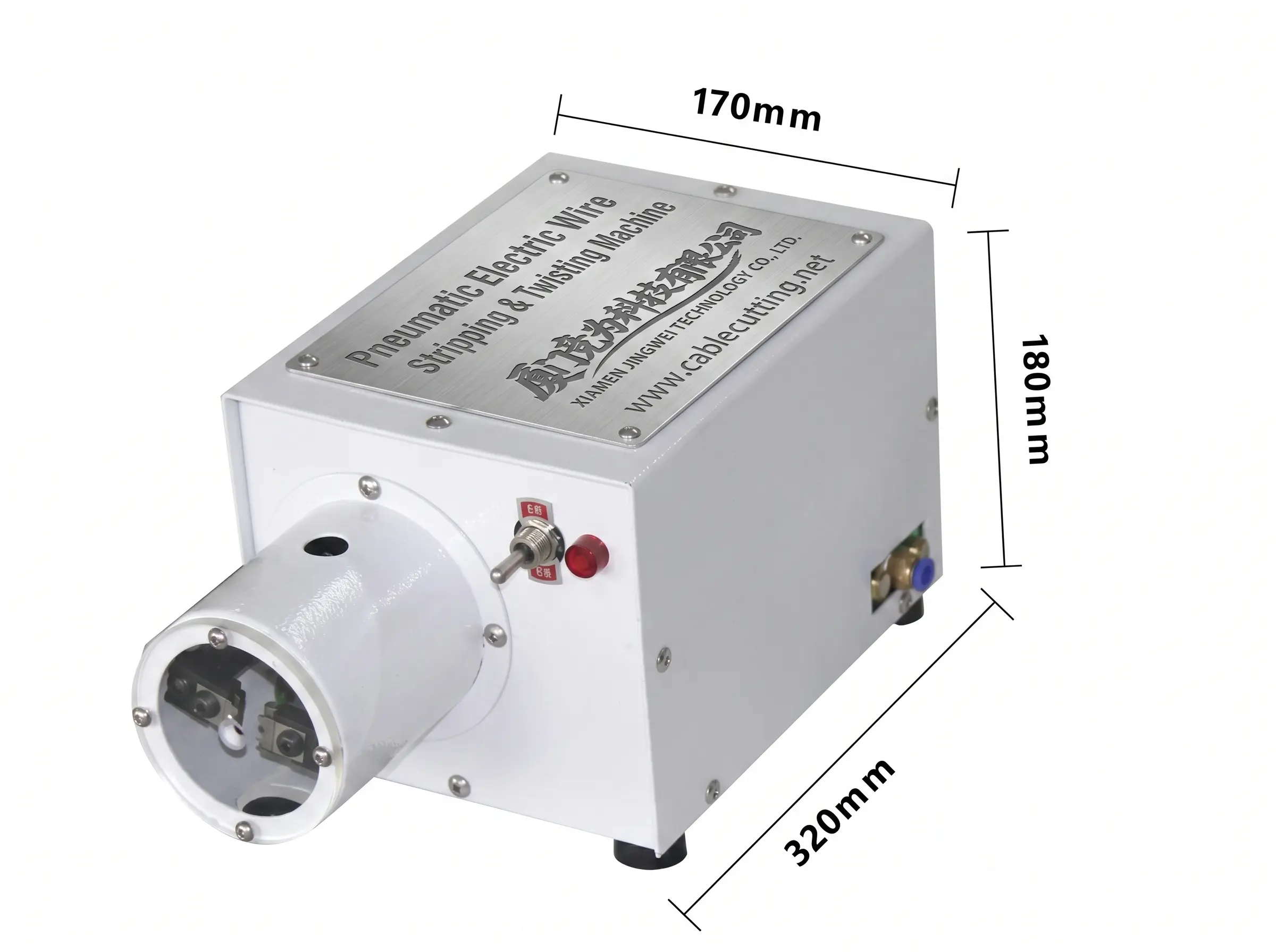 WPM-200 – Halvautomatisk pneumatisk elektrisk trådavskalare och tvinnare