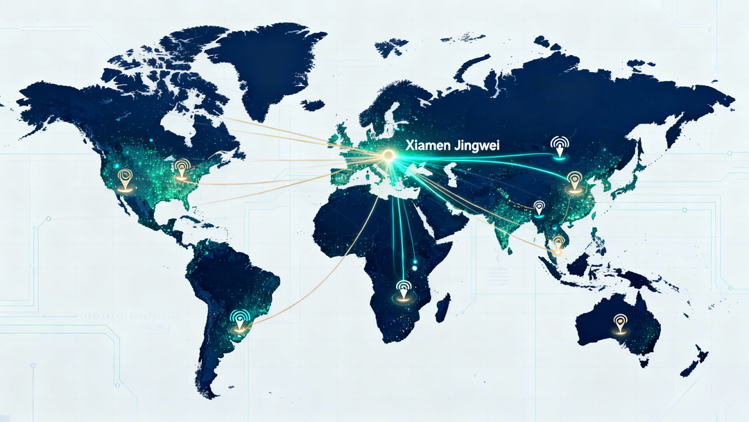 Jingwei Technology betjänar stolt en global kundkrets, med vår utrustning exporterad till många länder över kontinenter, inklusive Indien, Vietnam, Singapore, Australien, Kanada, USA, Mexiko, Brasilien, Argentina, Storbritannien, Tyskland, Nederländerna, Turkiet, Polen och många fler. Vår växande globala närvaro är ett bevis på kvaliteten och värdet av våra lösningar.