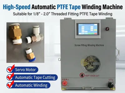 Automatisk PTFE Tejplindningsmaskin för Gängtätning WPM-1308 Thumb