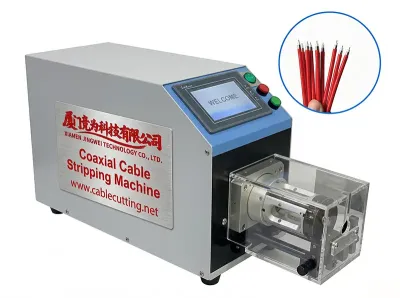 Automatisk koaxialkabelavskärmningsmaskin WPM-6806D - Koaxialkabelstripper