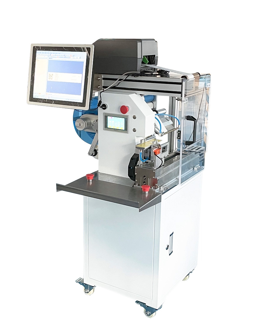 Halvautomatisk Tråd Folding and Labeling Maskin JW-T107