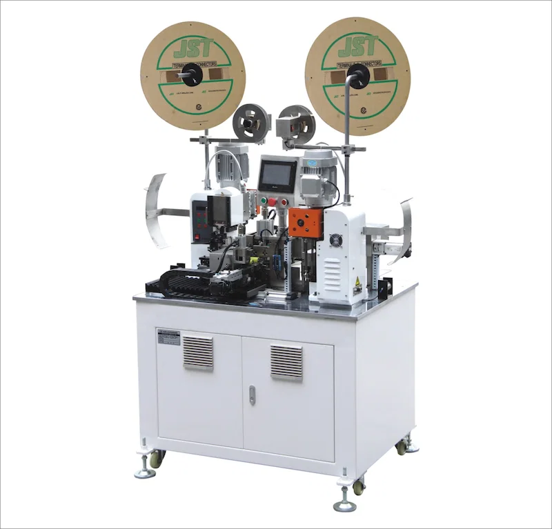 Flat Cable Crimping Machine, Ribbon Cable Crimping Machine, Double Head Ribbon Cable Crimping Machine Plattkabelkrimpmaskin, flatkabelkrimpmaskin, dubbelhuvud flatkabelkrimpmaskin
