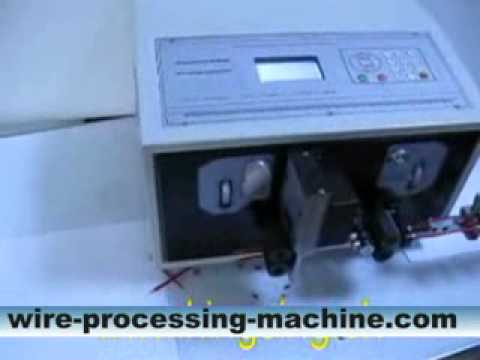 Dubbel trådskärnings- och avskalningsmaskin (WPM-09F) http://www.cablecutting.net/