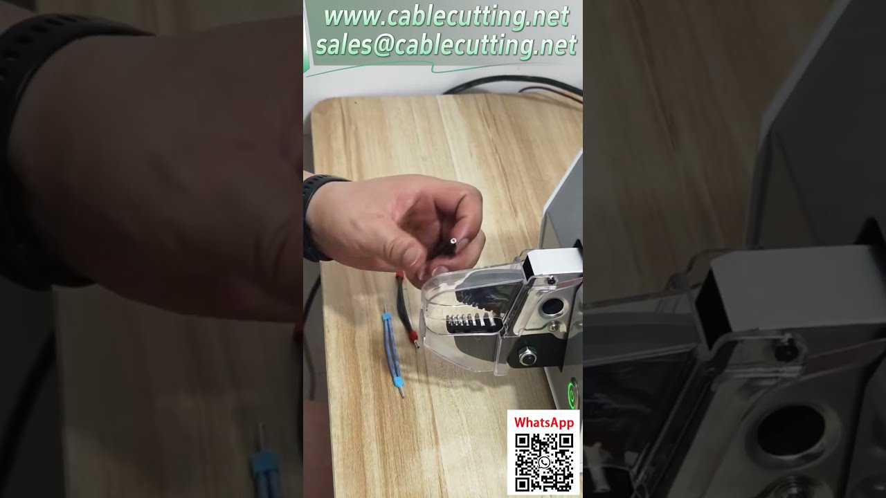 20EC Elektrisk Krympanslutningsmaskin – Test av 0,25-16 mm² Rörformade Kabelskor