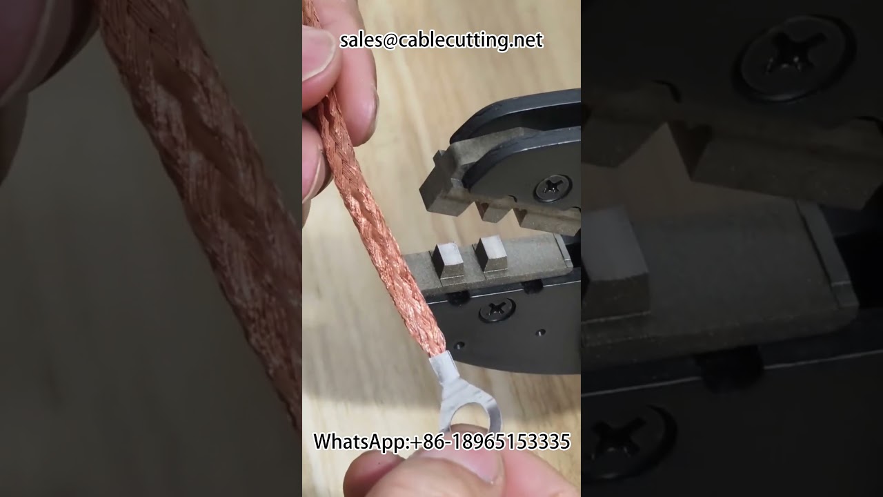 Elstyrd terminalpressmaskin – Crimpar kablar 0,25–16 mm² för effektiv produktion