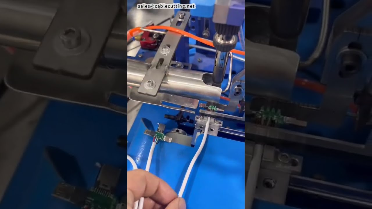 Chain Type Soldering Machine Manual Load, Optional Vibratory Feeder #factory #machine #diy