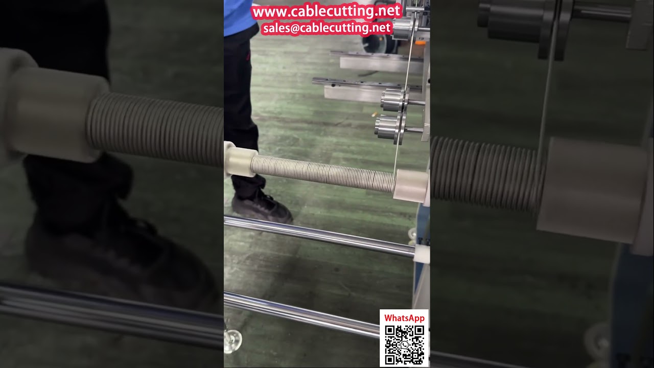 Automatisk precisionslindnings- och räknemaskin för koaxial- och antennkablar