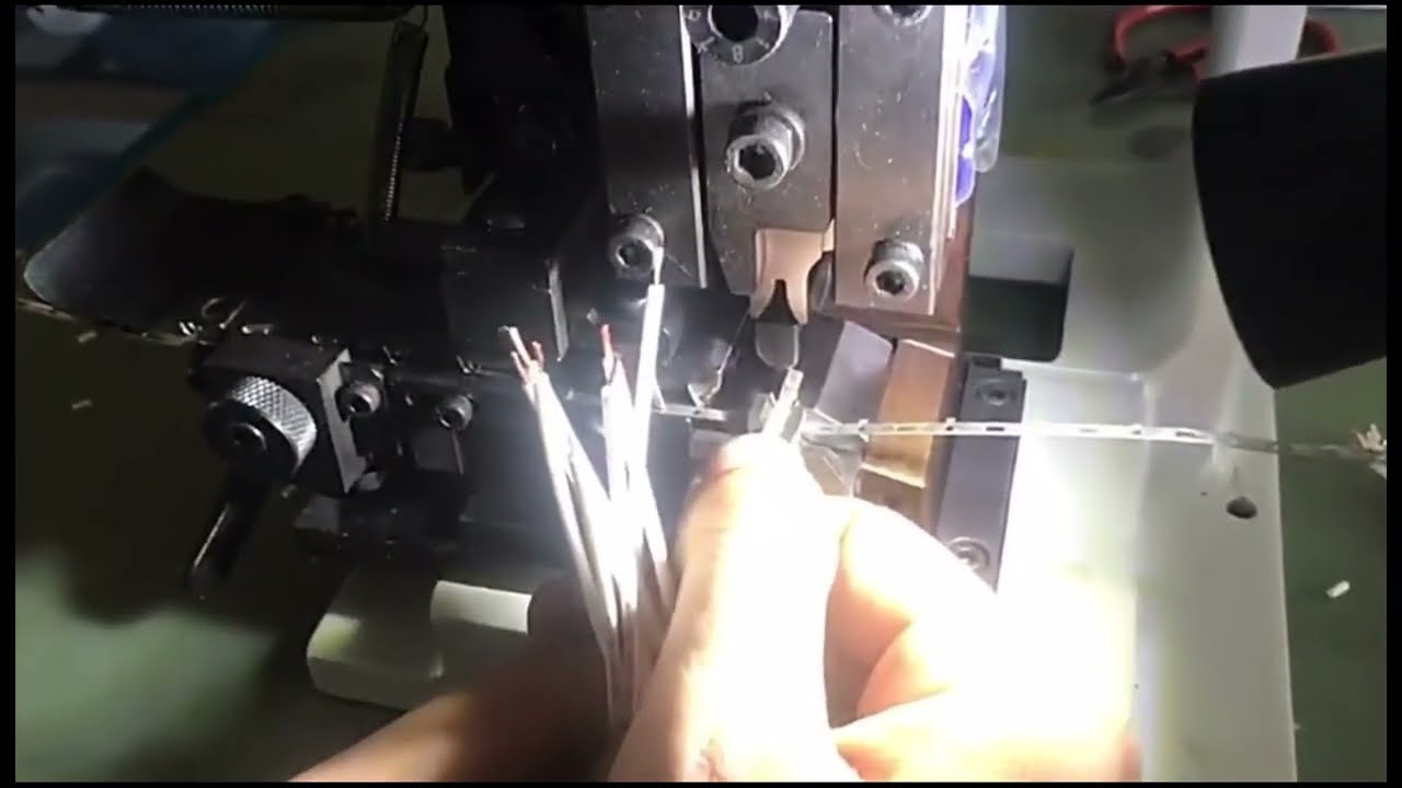 Kraftfull 2-tons sidomatad krimpmaskin för Molex & JST terminaler