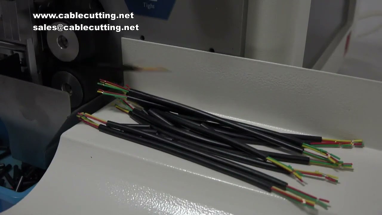 Automatisk datorstyrd trådavskalningsmaskin 0,1–6 mm, 220V fyrhjulsdriven trådskärning och avskalning