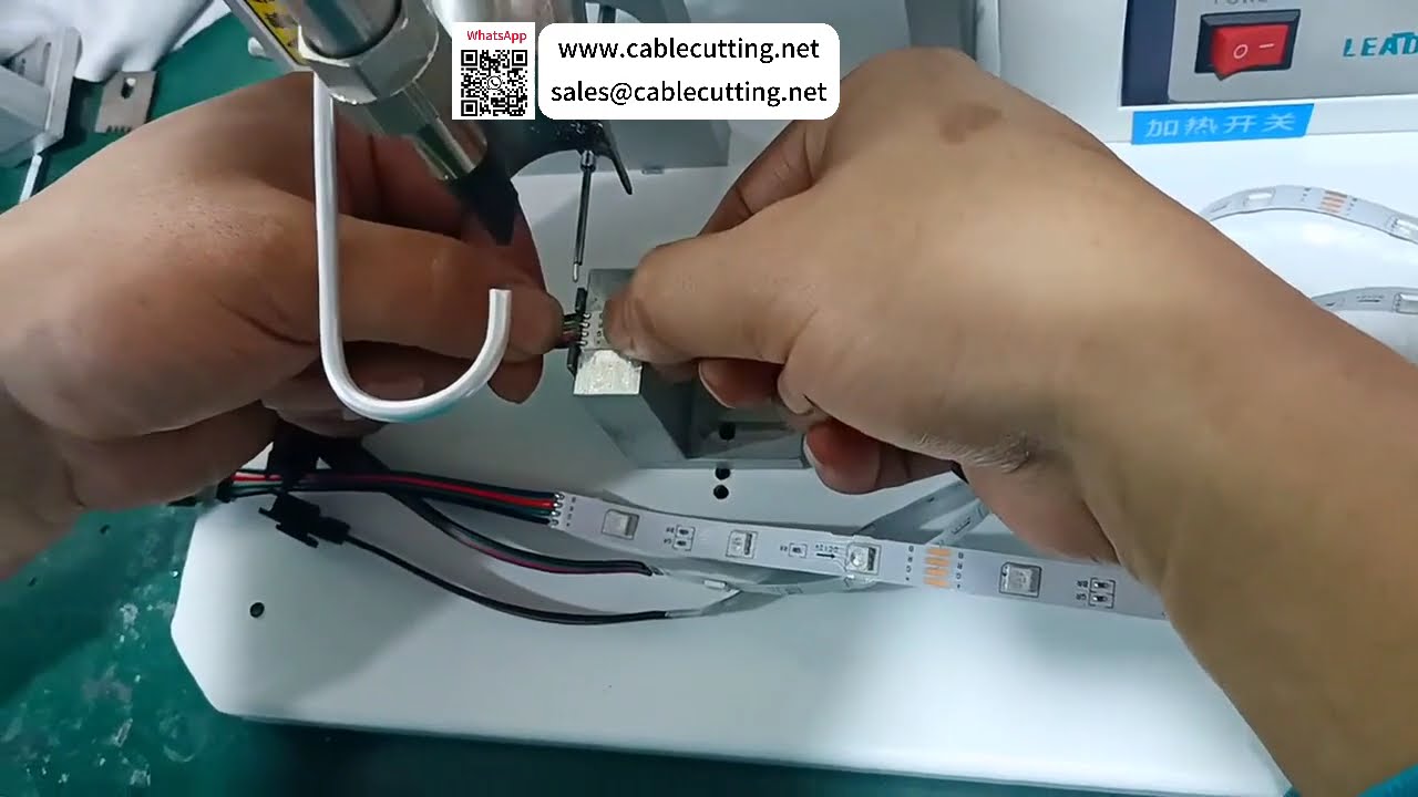 Semi Automatic Wire Soldering Machine  Precision Welding Equipment for Fast Cable Processing Tool