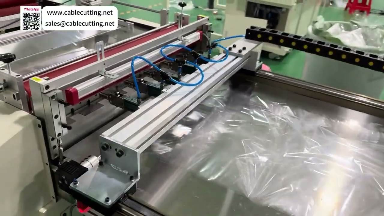 Mekanisk armdragning och automatisk insamlingsbana för mjuka och hårda långa material