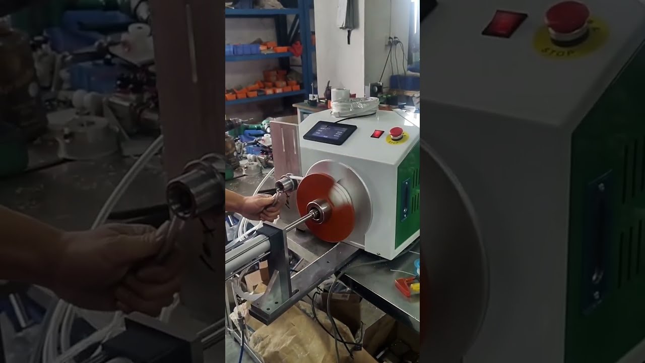 Automatisk lindnings- och sorteringsmaskin för LED-remsor #maskin #fabrik
