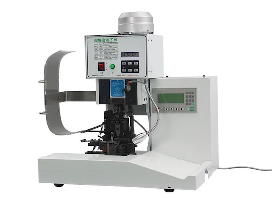 Halvautomatisk plattkabelkrimpmaskin för 2P-20P terminaler WPM-FCCM-18 Thumb